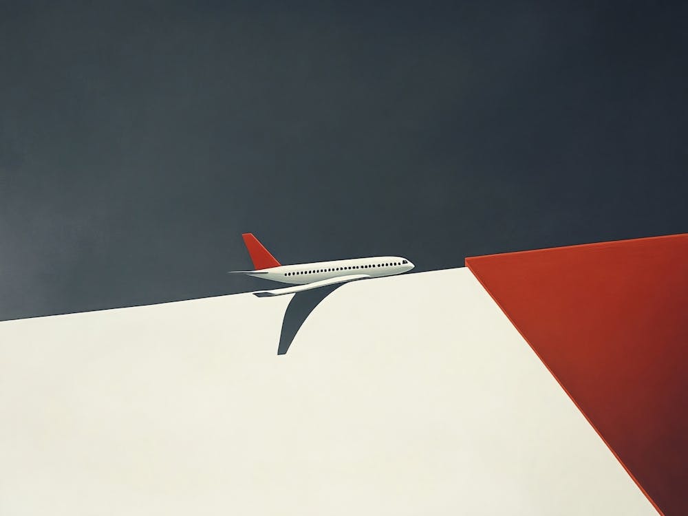 Airplane On A Wall