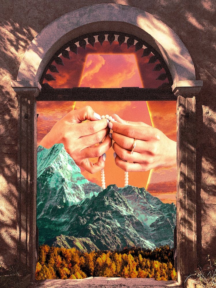 Retro Fantasy Collage