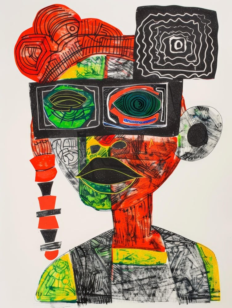 'Afrikanische Frau' 1