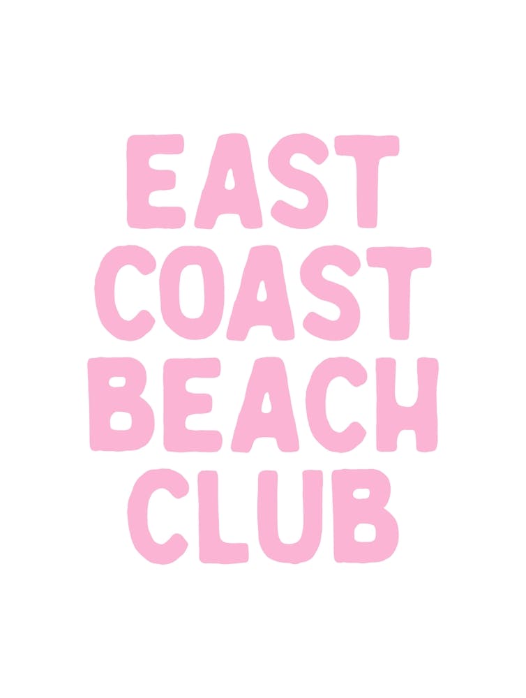 East Coast Beach Club - Pink 1
