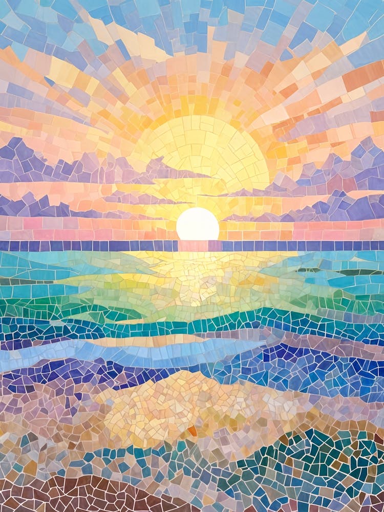 Sunset In Mosaic