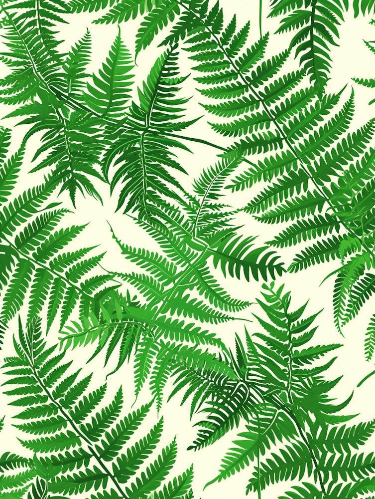 Pattern Poster Walking Fern 3