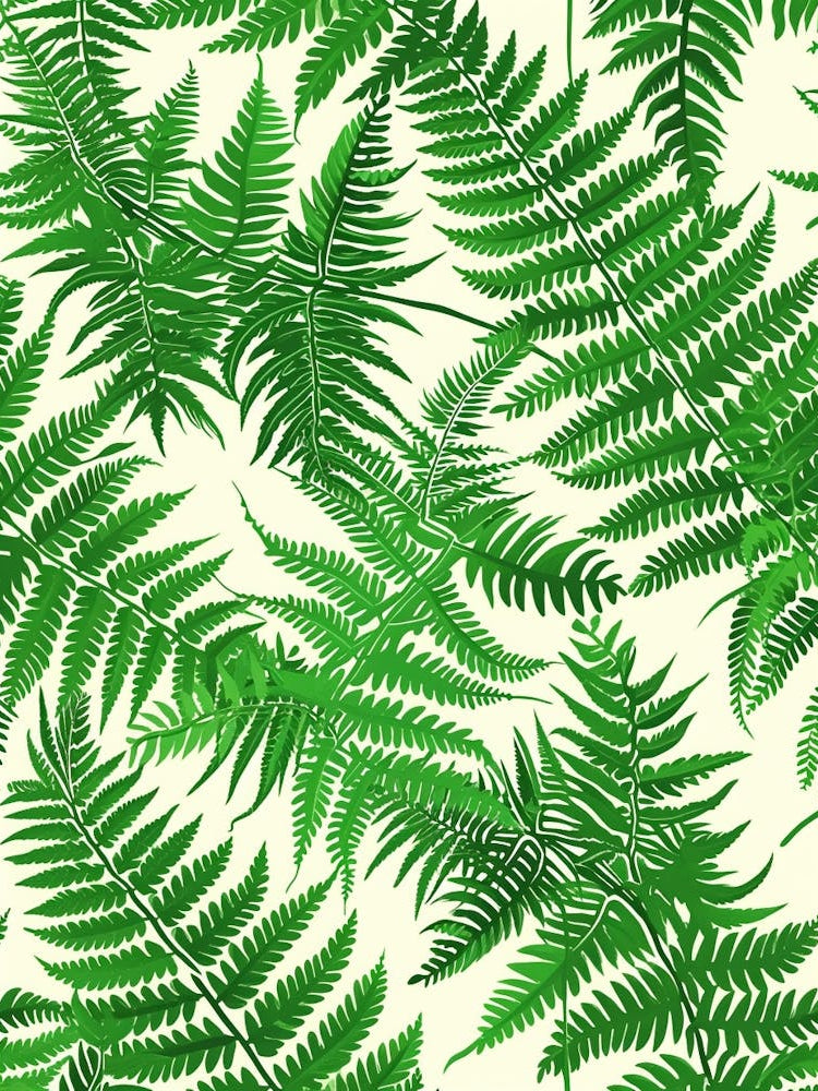 Pattern Poster Walking Fern 3