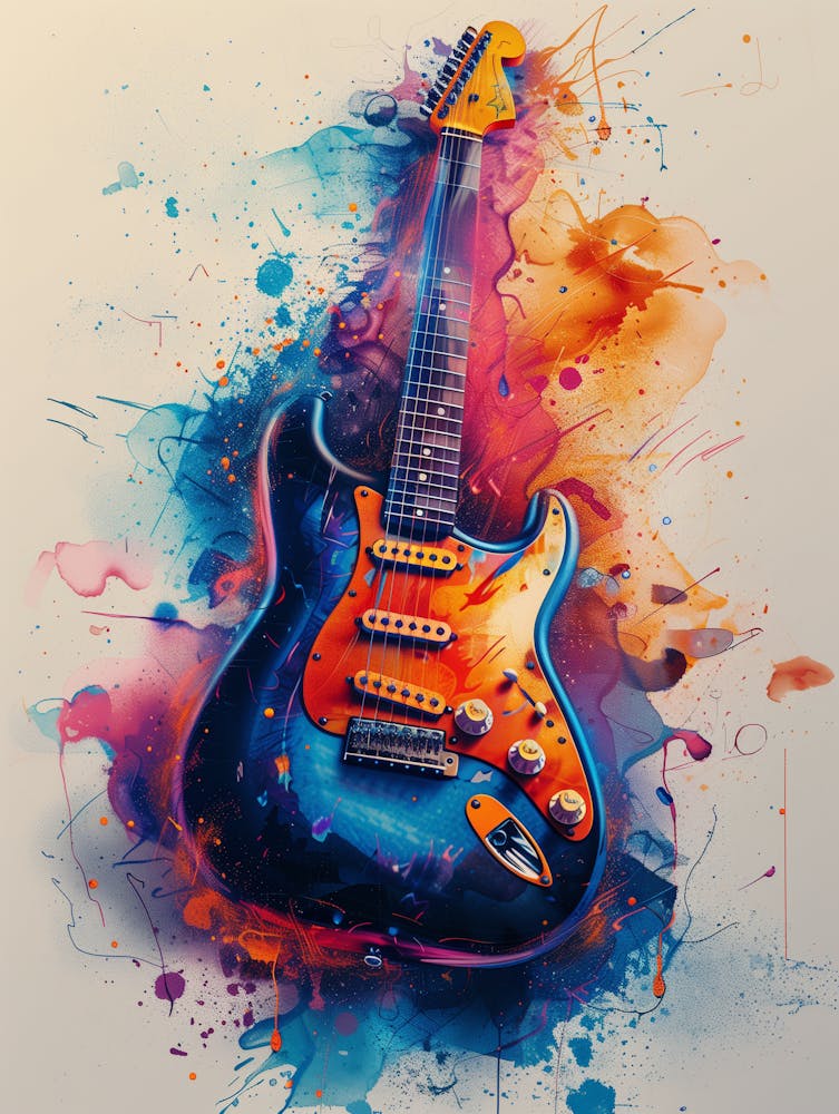 Guitar Canvas Print