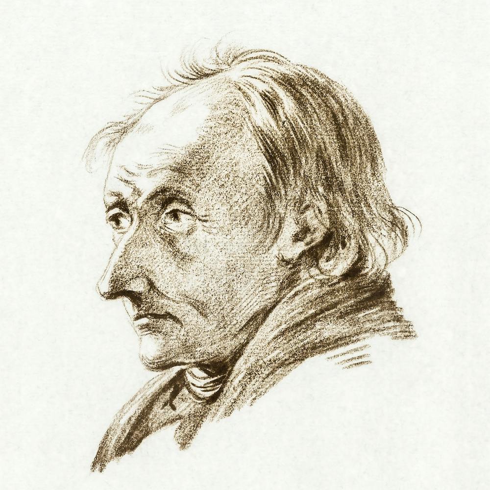 Bust Of Man, Jean Bernard