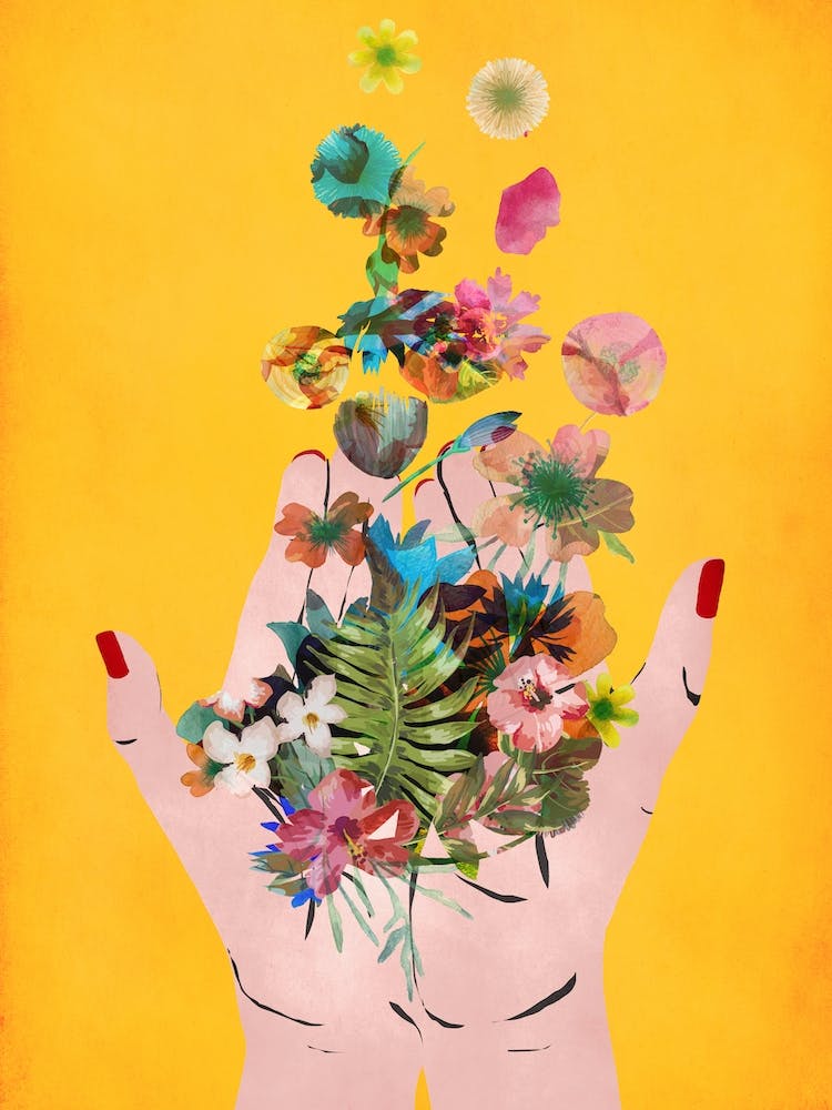 Frida Hands Yellow