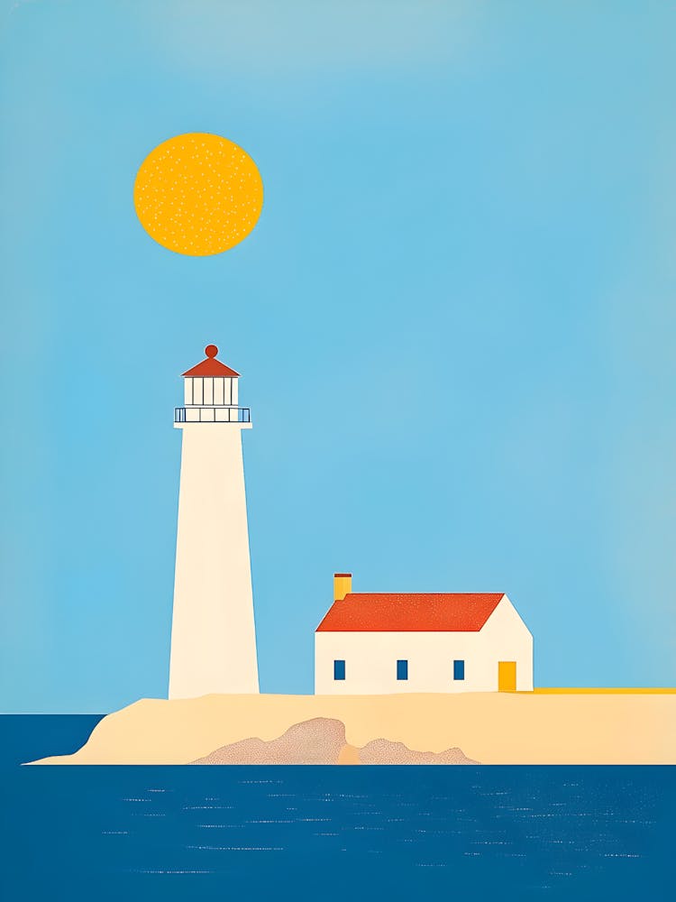 Lighthouse On The Island