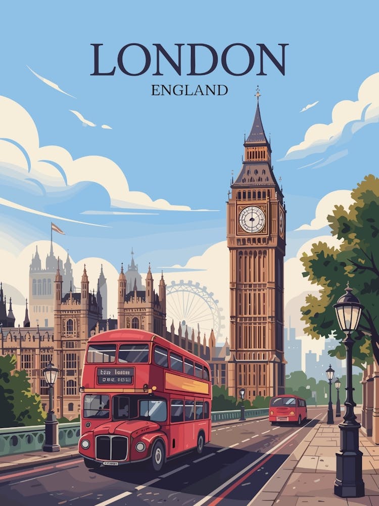 London England Travel Minimalist