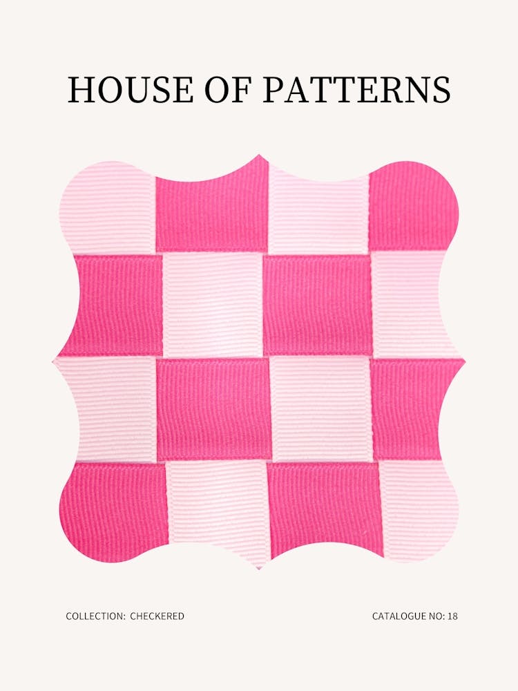 Checkered Pattern Poster 18