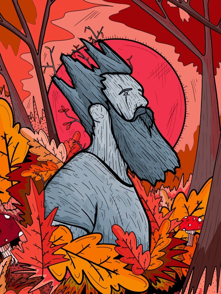 Stone Woodland King