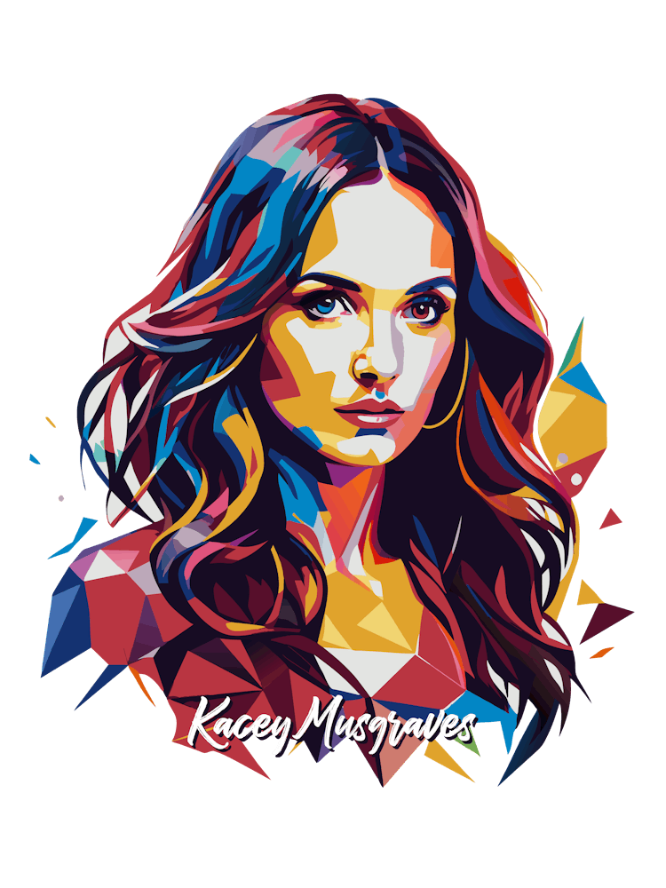 Kacey Musgraves 01 Portrait Music Icon Style WPAP Pop Art