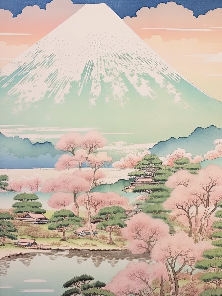 Mount Amagi In Shizuoka Japanese Landscape 1