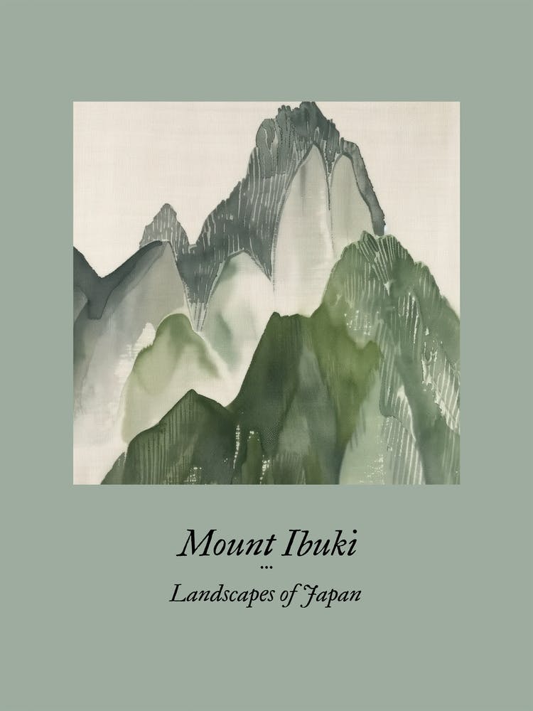 Landscapes Of Japan Mount Ibuki 89