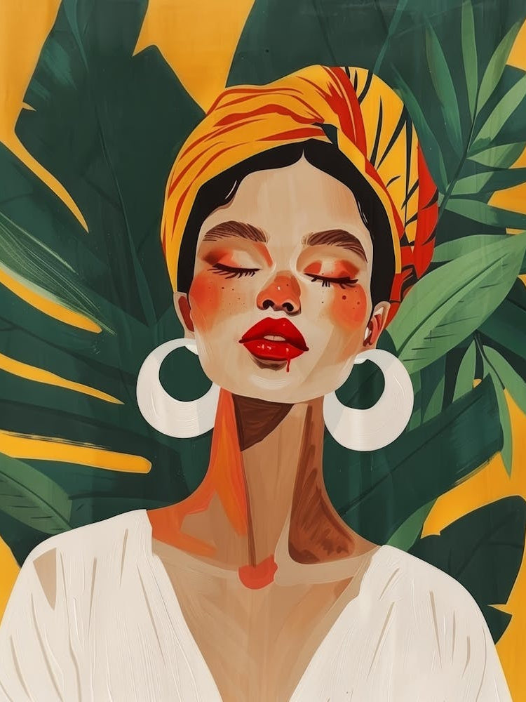 African Woman With Turban 20