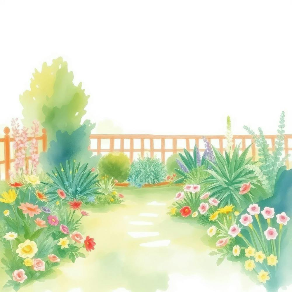 Watercolor Garden