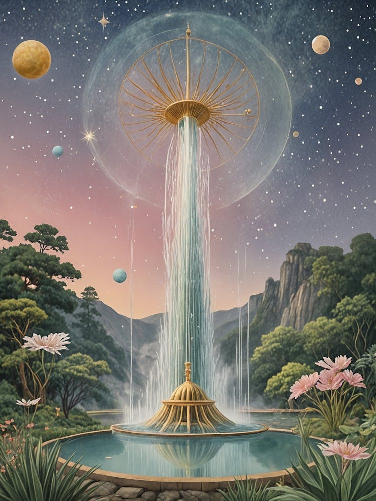 Cosmic Fountain