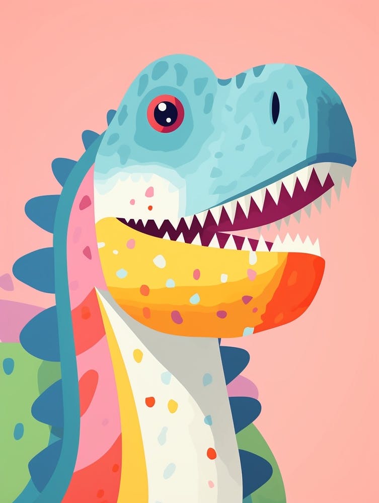 Dinosaure Coloré Velocisaurus 4