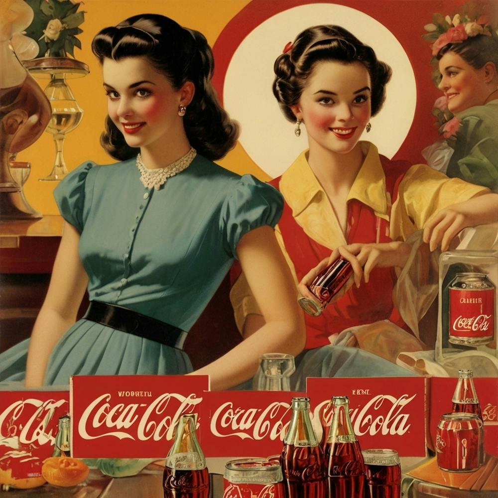 Default Default Vintage And Retro Coca Cola Advertising Aestet 1 (3)