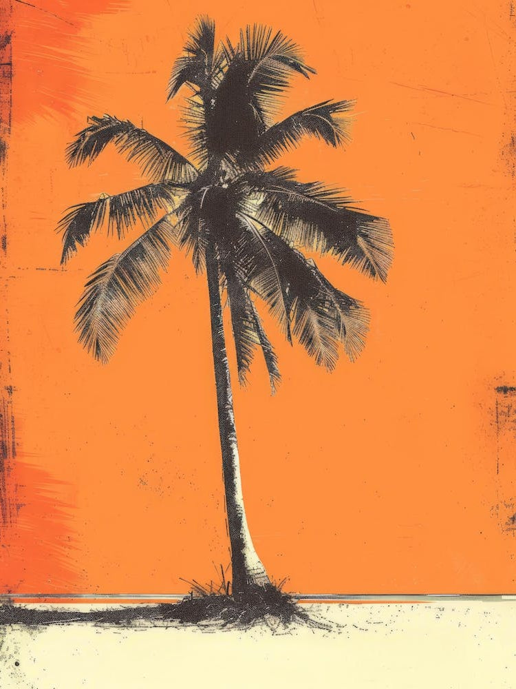 Palm Tree Canvas Print 1