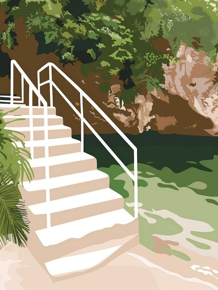 Stairs To The Beach