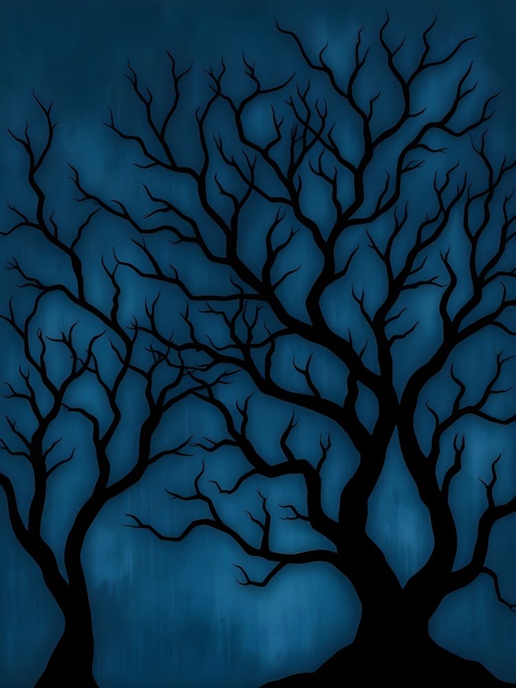 Bare Trees In The Night