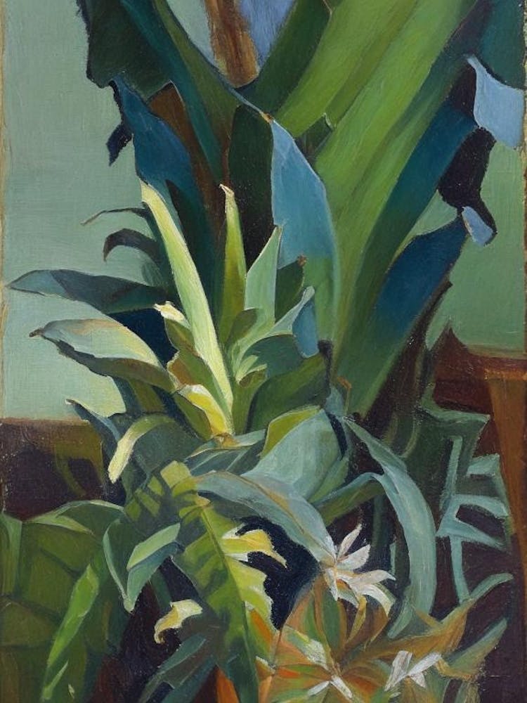 Staghorn Fern Cézanne Style
