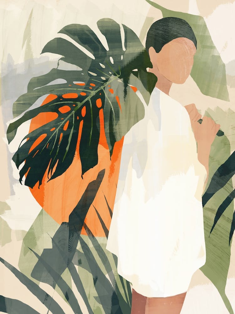 Lady In Jungle