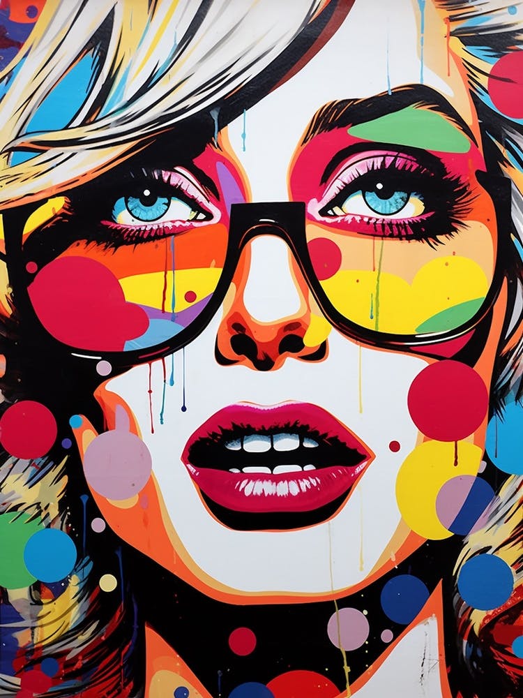 Colour Mixed Media Pop Art 1