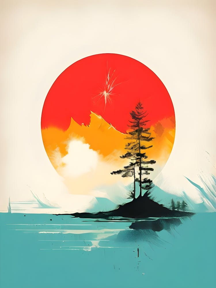 Sunset On The Island