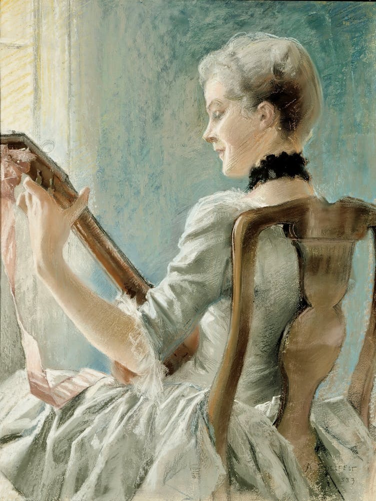 Lady Reading A Book 3