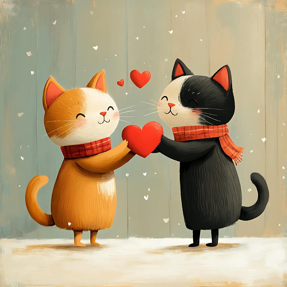Charming Cats Exchange Heart 1