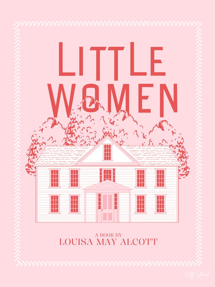 Little Women | Pink Book Lover Art