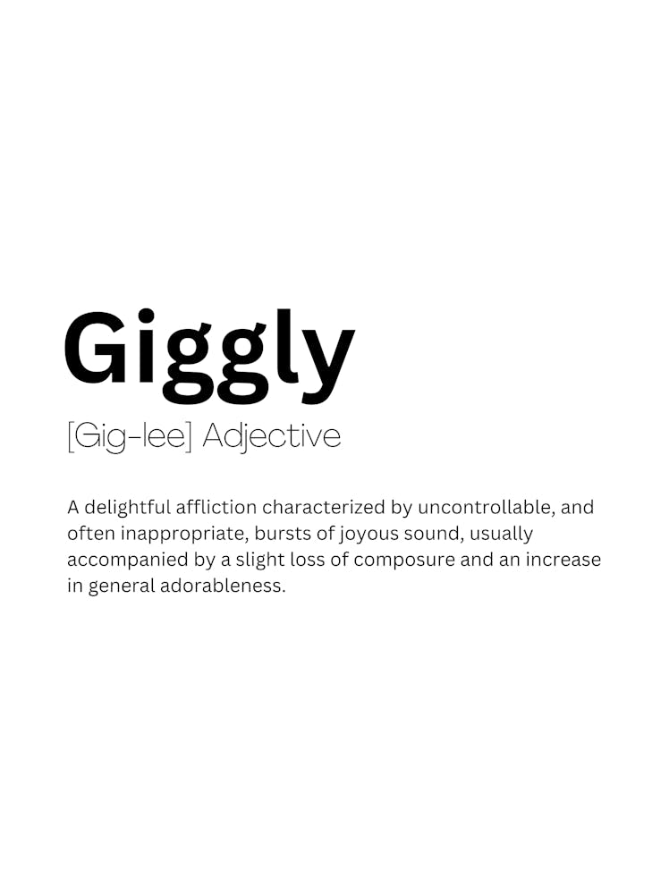 Giggly Definition Meaning