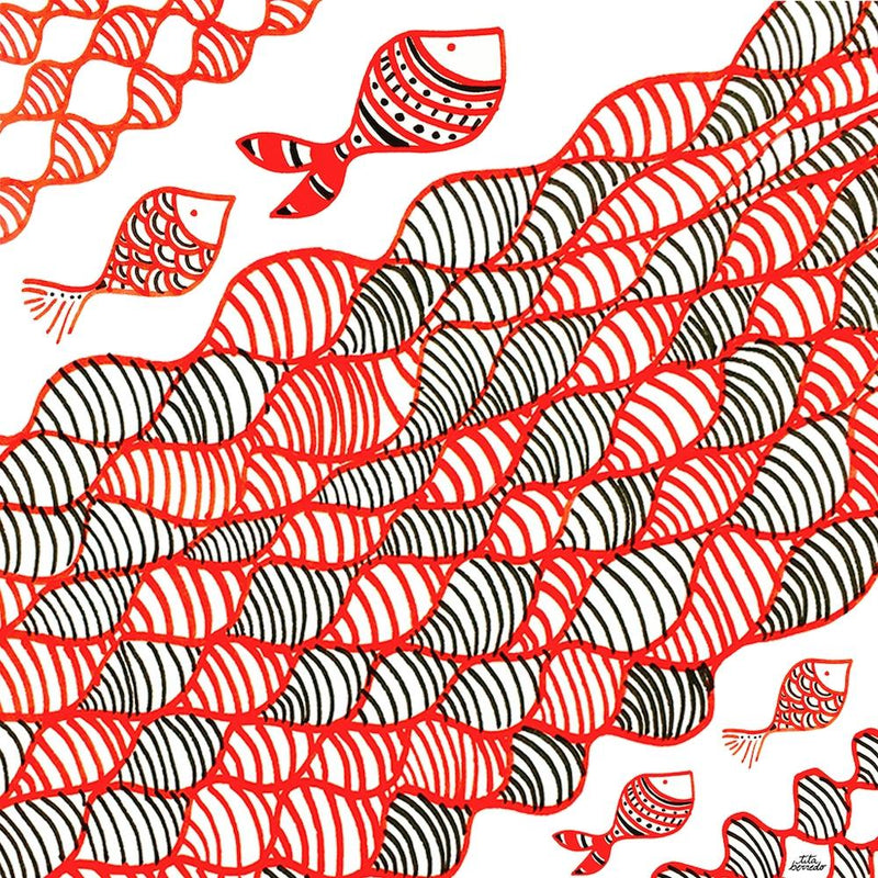 Coral Fish Square