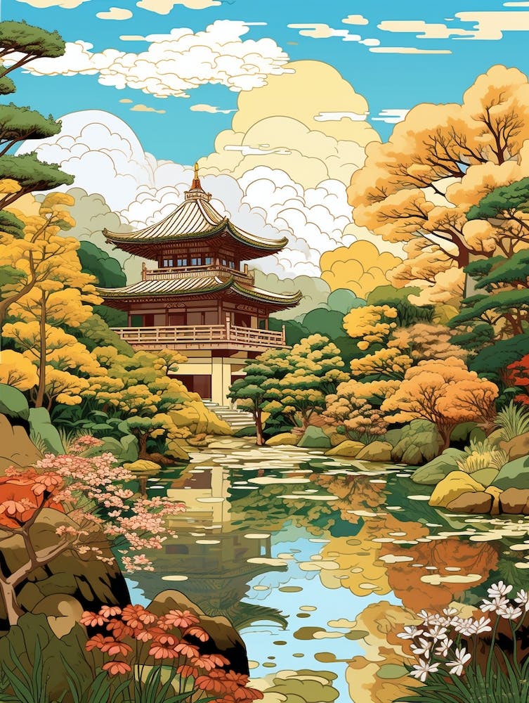 Ryoan Ji Japan  Illustration Ration 2 