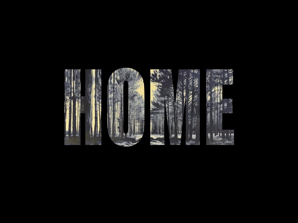 Home Poster Forest Collage Vintage 4