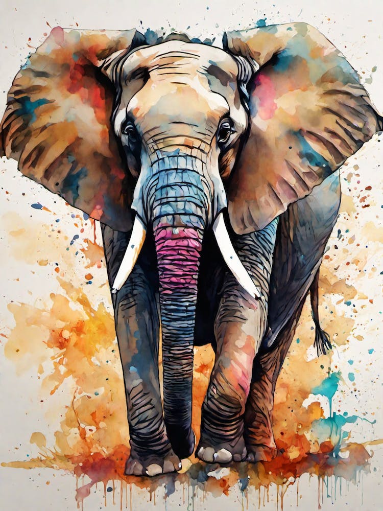 Elephant Canvas Art