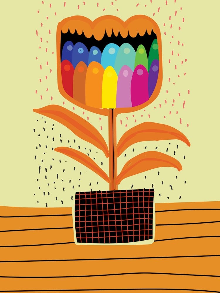 Colorful Plant Modern