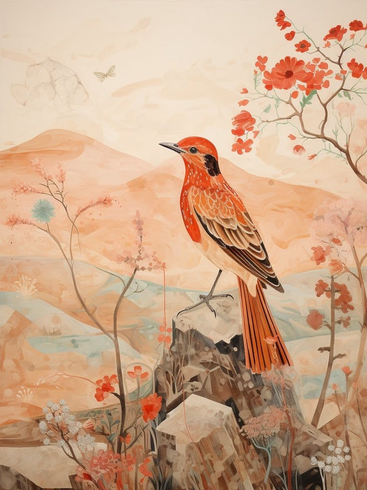 Robin 1 Detailed Bird Painting