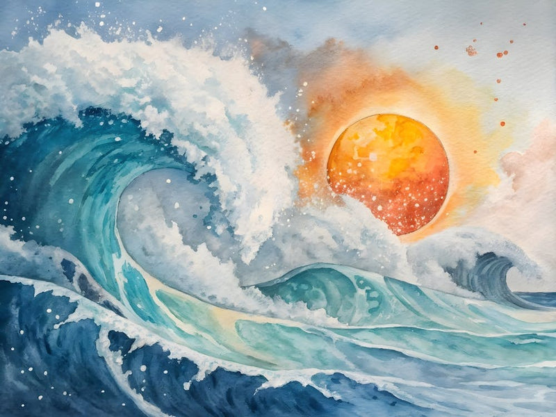 Waves And Sun
