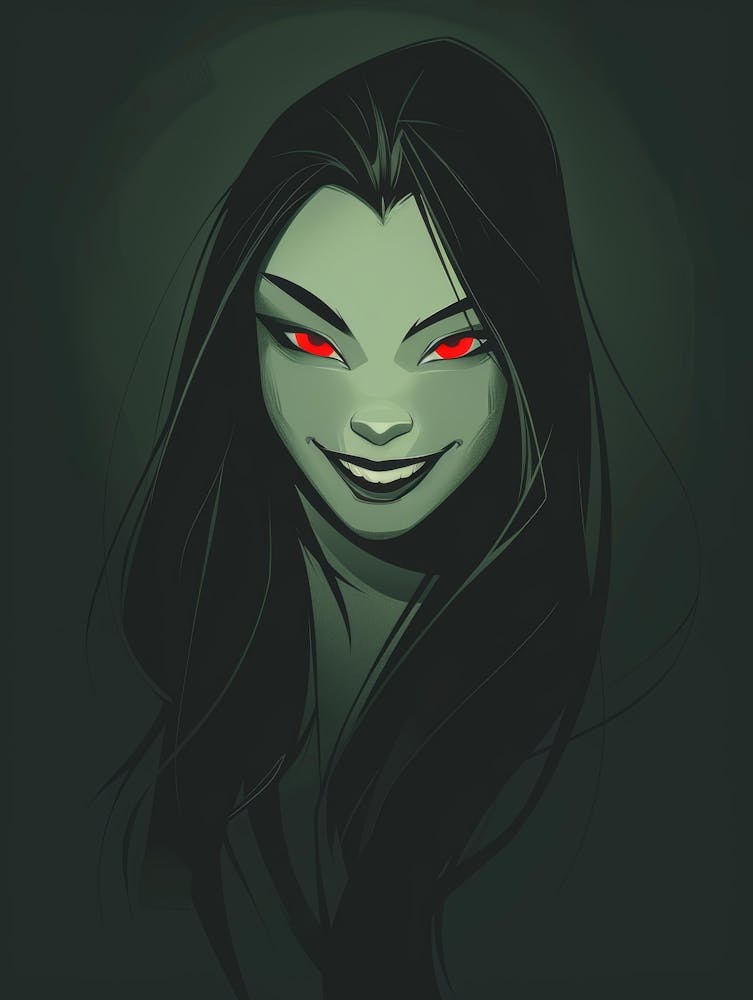 Girl With Red Eyes 3