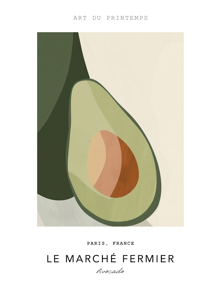 Avocado Le Marche Fermier Poster 7