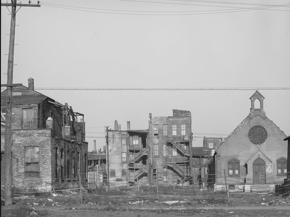 Chicago, Illinois, Scene In African American Section By Russell Lee