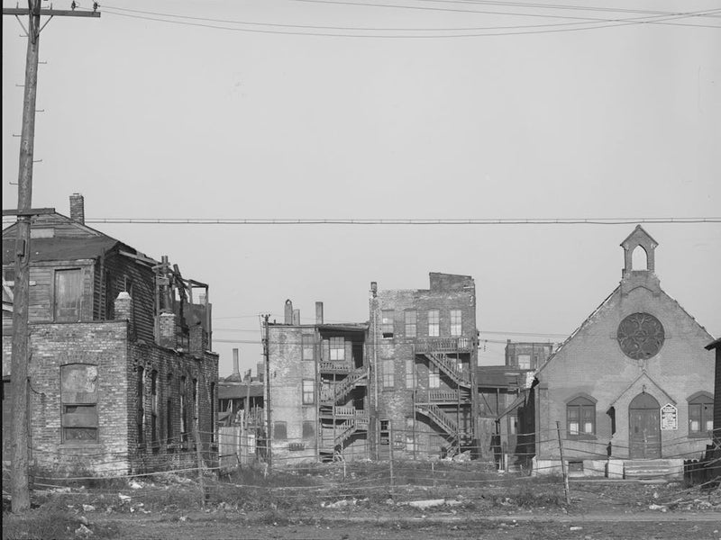 Chicago, Illinois, Scene In African American Section By Russell Lee