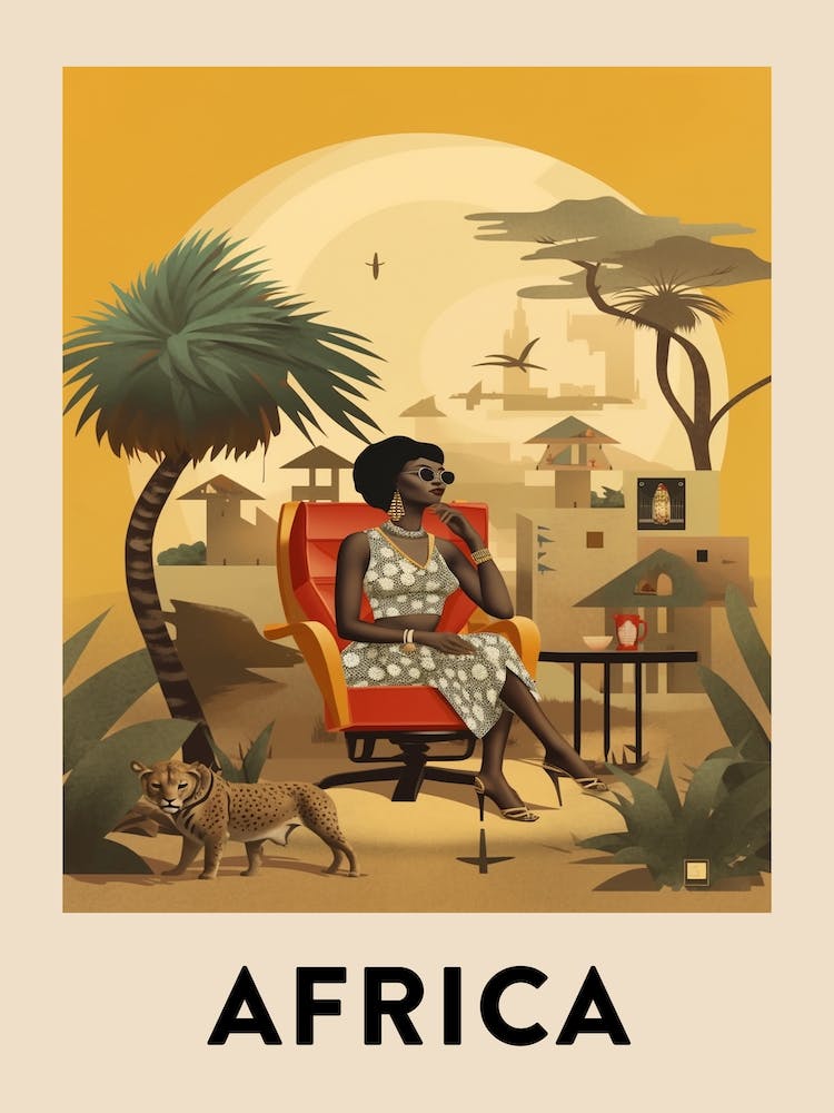 Vintage Travel Poster Africa 5