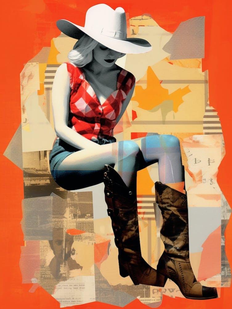 Collage Of Cowgirl Matisse Inspired 7