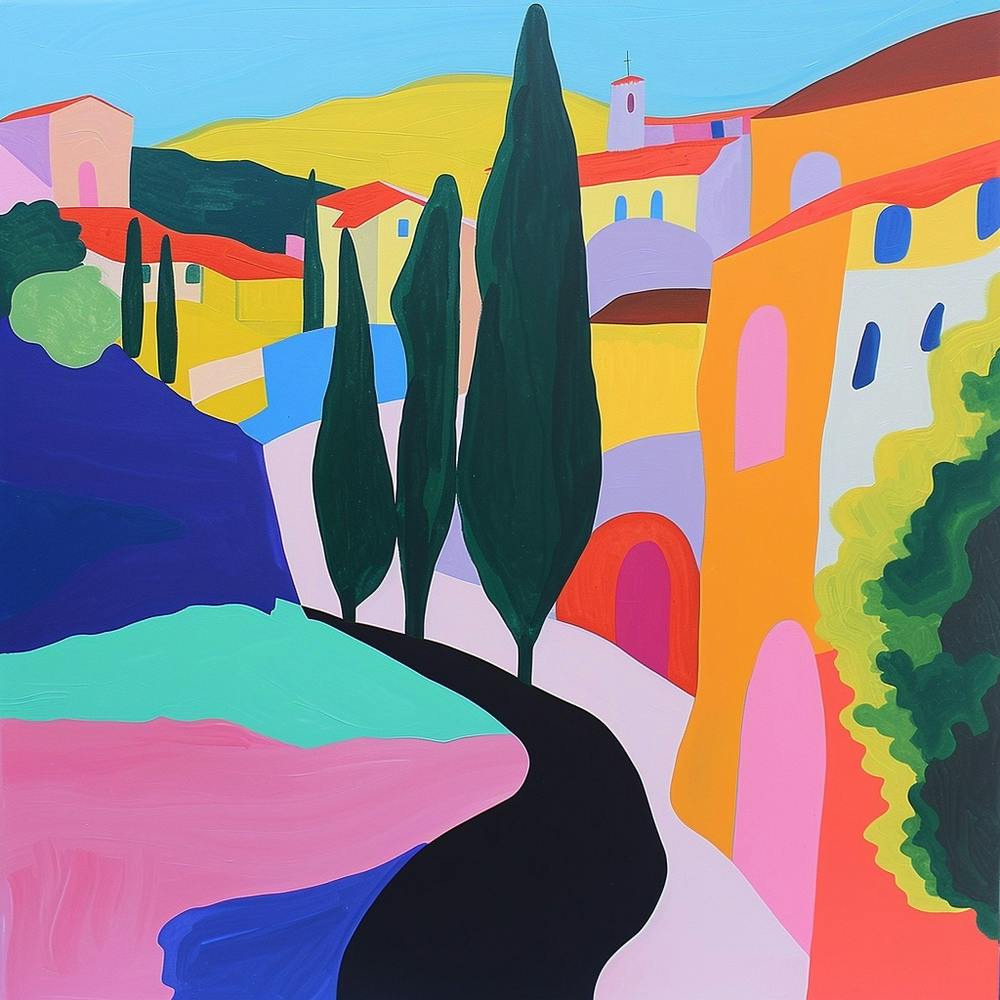 Abstract Travel Collection Florence Italy 5