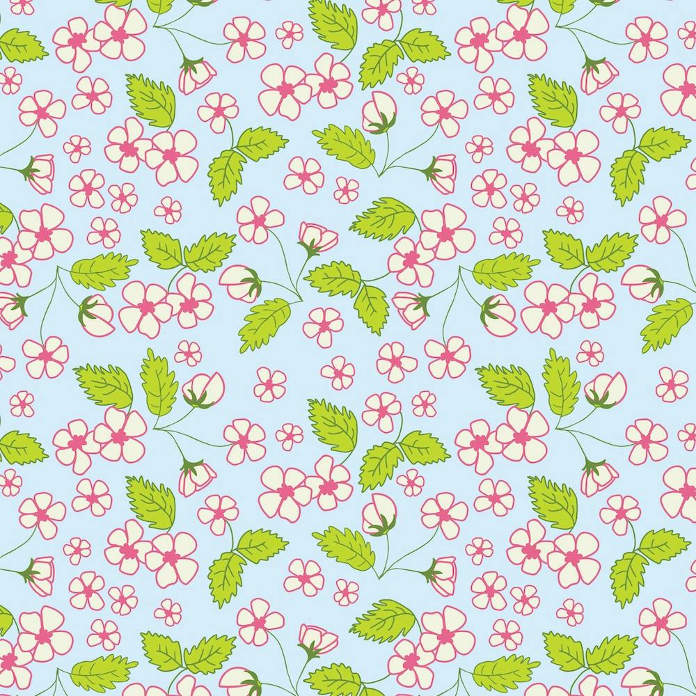 Mindfulnice Strawberry Flowers
