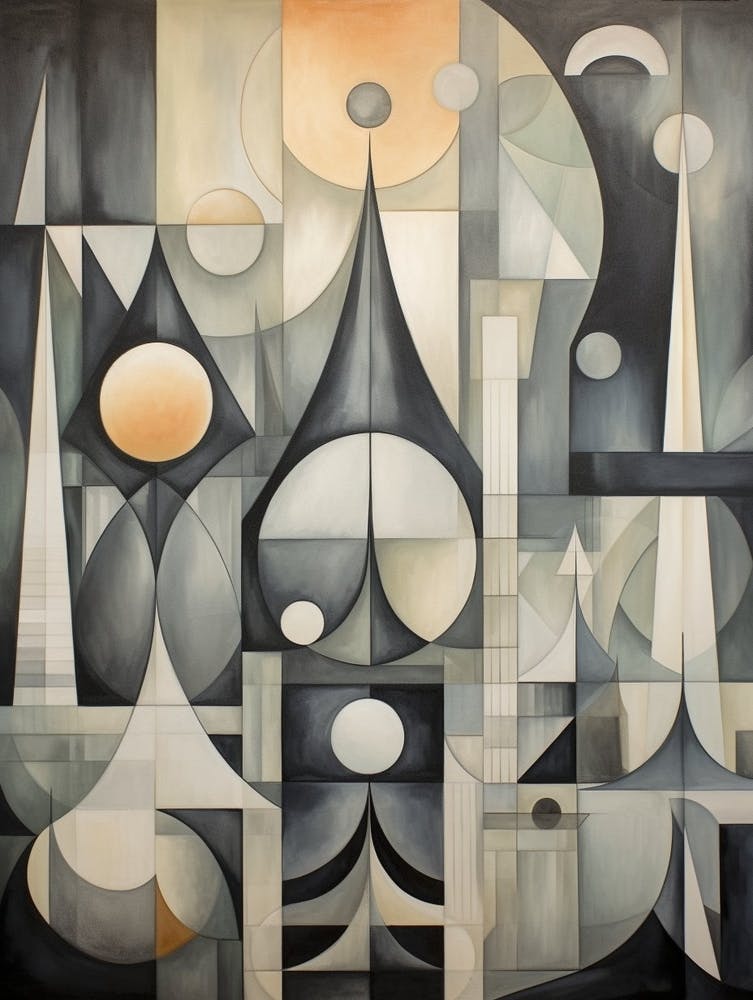 Whimsical Abstract Geometric Shapes 1