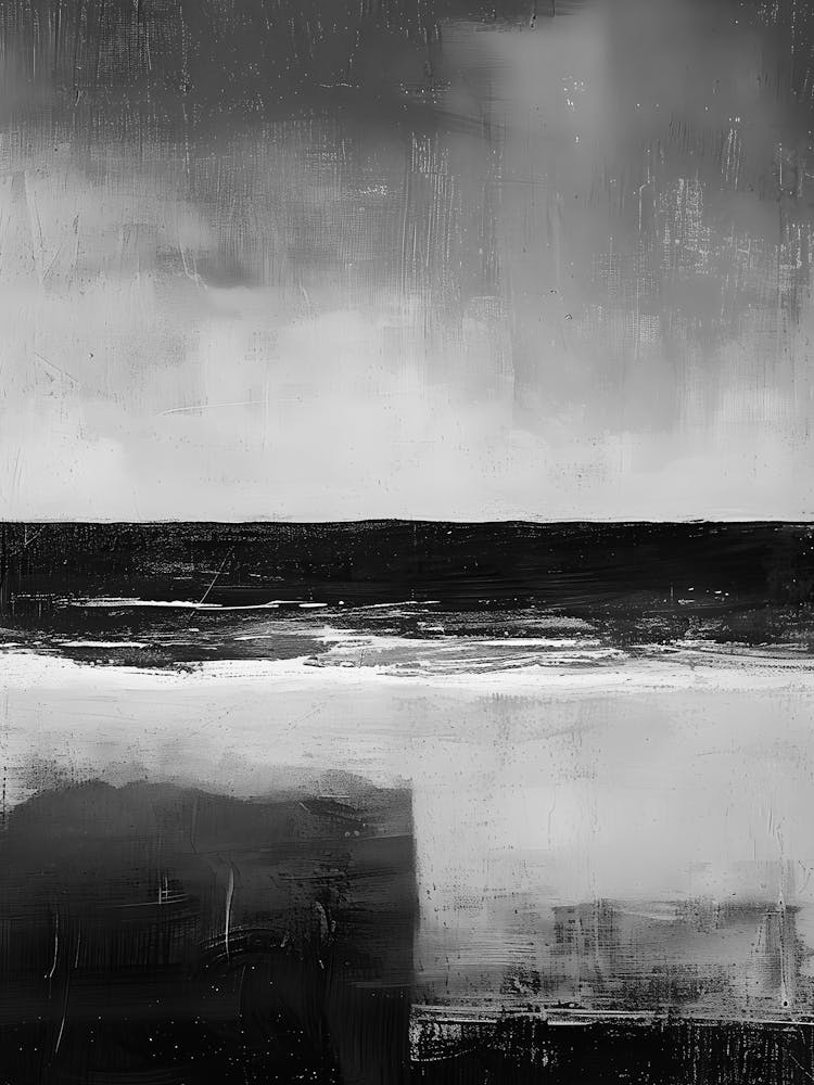 Black And White Painting 108